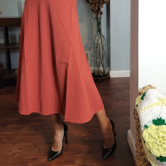 Thakoon Rust Slip Dress - Picture 6 of 16